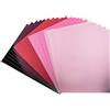 Ideen mit Herz - Cartoncino a specchio, carta metallica, carta metallizzata per artigianato, 20 fogli, formato DIN A4, 200 g/m², colore lilla, rosa, viola