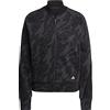 adidas W Fi GFX AN TT Giacca, Carbonio/Nero/Nero, S Donna