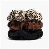 Michooyel 3Pcs Scrunchies per Capelli in Seta 100% Pura Seta, Elastici per Capelli Donne e Ragazze Silk Scrunchies Fascia a Coda di Cavallo