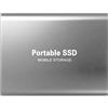 LEYMING Hard Disk esterni 4TB Disco rigido portatile da USB 3.1 Tipo C HDD esterno per PC Laptop Mac Archiviazione e trasferimento dati (argentato)