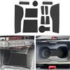 CDEFG Compatibile con Opel Mokka B/Mokka-e EV 2021 2022 2023 2024 2025 2026, Tappetino Antiscivolo Antipolvere Antigraffio Tappetini in Gomma Portabicchieri per Interni Auto Mokka 2026 Accessori