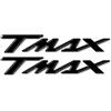 labelbike - 2 3D Adesivi Moto Scooter Scritte Tmax in Resina compatibile con Yamaha TMAX 500-530-560 2001-2021 - Colore Nero