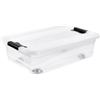 keeeper Contenitore con Coperchio, PP, 59 x 39.5 x 18 cm, Capacità: 28 L, Konrad, Trasparente