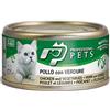 Professional Pets Pollo e Verdure 70g umido gatto 24 x 85g