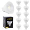 AIMHEIM Lampadine LED GU5.3 MR16 12V 550LM Faretti LED MR16 Led 6000K Lampadine GU5.3 LED Luce Bianca Fredda5W Lampade Led Gu5.3 Equivalente a 50W Alogena Non-Dimmerabile, 10 Pezzi