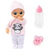 Bayer Design 93828AA Bambola I Baby interattiva, parlante, 38 cm, muove la bocca, corpo morbido, con accessori