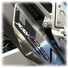labelbike - Adesivi 3D Moto Scooter Xadv Carter Marmitta DProtezione e Decorazione in Resina con Licenza Ufficiale compatibile con HONDA X-ADV 750 2017-2020 - Colore Simil Carbonio