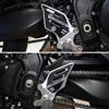 labelbike Adesivi 3D Moto Battitacco Compatibile con Yamaha | MT-09 MT09 SP 2021-2023, Laterale Protezione in Resina, Antigraffio, Decorazione, Carbonio Nero Grigio, Made in Italy