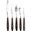 ideen mit herz Spatola da pittore, lame in acciaio inox, 4 cm fino a 9 cm, 5 pezzi