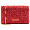 Love Moschino Borsa A Tracolla Da Donna Marchio, Modello JC4850PP4IK2, Realizzato In Pelle Sintetica. Rosso
