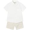 Mayoral Completo Bermuda Lino Vestire per Bimbo Avena 24 Mesi (92cm)