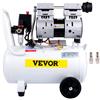 VEVOR Compressori d'Aria da 1.1HP/850W Compressore Motore senza olio con serbatoio 30L Velocità di rotazione 1440 giri/min Compressore Silenzioso per il