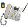 BW Telefono con Slot Sim GSM bianco - Fisso da tavola/scrivania - per anziani - Tim Vodafone Wind Quadband