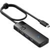 Inateck Hub USB 3.2, 4 Porte USB a Hub, Adattatore USB 3.2 Gen 2 10Gbps con Cavo da 50cm, Adatto per MacBook, Mac PRO/Mini, iMac, Windows, Surface PRO, PS4 (USB C Hub cavo 50cm)