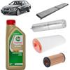 OP Kit tagliando 4 filtri + 5L olio Edge 5W30 per BMW Serie 3 E90 320D 2004+