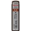 Rotring S0312640, ricariche mina in alto polimero per portamina sottili 0,50 mm B 12 mine