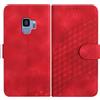JayModCase Cover per Samsung Galaxy S9+ / S9 Plus,Flip Custodia in Pelle PU con Kickstand Porta Carte Magnetica Chiusa Custodia per Galaxy S9+ (Rosso)