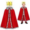 Costume da Principe Azzurro per Bambini Bambini Halloween Fiaba La Bella E  La Bestia Cosplay Carnevale Festa a Tema Costume da Principe Giacca + Gilet  + Pantaloni + Fascia Principe 2-3 Anni 