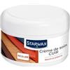 STARWAX - Crema nutriente in Pelle - Cura e Conserva Flessibilità e Brillanza - A La Lanolina e Olio di Piede di Manzo - Incolore - Penetra in profondità - Made in France - 150 ml