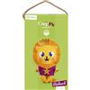 My Mandarine KC165C - Kit creativo per il cucito per bambini - pupazzo da cucire Little Couz'IN - a partire dai 6 anni - RICHARD