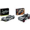 LEGO 42156 Technic PEUGEOT 9X8 24H Le Mans Hybrid Hypercar, Iconico Modellino di Auto da Corsa & 42160 Technic Audi RS Q E-Tron, Macchina Telecomandata da Rally