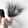 YIYA Decorazione Pampas Secca Grande 6 Pcs 113cm Grigio Pampas Erba Simulata Pampas Erba Pampa Artificiali Fiori per Soggiorno, Casa, Pavimento, Vaso, Decorazione Boemia