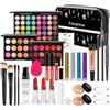 fenshine Kit di trucco tutto in uno, set regalo di trucco per donne principianti, kit di trucco essenziale di avvio con una palette di ombretti, un rossetto