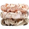 Michooyel 3Pcs Scrunchies per Capelli in Seta 100% Pura Seta, Elastici per Capelli Donne e Ragazze Silk Scrunchies Fascia a Coda di Cavallo