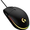 Mouse Gaming Logitech G G203 LIGHTSYNC - Illuminazione RGB, Personalizzabile, 6 Pulsanti Programmabili, Sensore per Gaming, 8.000 DPI, Peso Ridotto - Nero