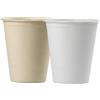 FERRARI PLASTIC FREE BIO Ferrari BIO 25/50/100/200/500/1000 Bicchieri Monouso in Bagassa, Bianchi, Usa E Getta In Canna Da Zucchero, Compostabili Biodegradabili Ecologici adatti per Acqua tè tisane e cappuccino (Bianco, 25)