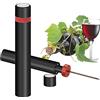 JOQINEER Apribottiglie per vino | Apribottiglie per vino con pompa a pressione d'aria tascabile portatile da viaggio | Cavatappi di design assemblabile 7S apertura rapida della bottiglia | per casa