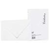 Rössler Papier 2031388003 - Busta DIN C6, fodera in seta, 20 pezzi, carta a mano, martellata, bianca