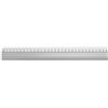 Wedo 0525330 Righello in Alluminio 30 Cm con Inserto in Gomma Antiscivolo