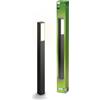 PHILIPS LED Stratosphere Ultra Efficiente Paletto per Esterni, Luce Bianca Fredda, 3.8W, IP44, Antracite