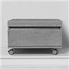 FERIDRAS Cassettiera su ruote 58 cm colore grigio cemento