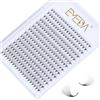 EMEDA 280 pcs 20D Estensioni Ciglia a Grappolo Russo 0.05mm D Curl Mixed 8-14mm Estensioni ciglia volume 20D Premade Ciglia Fans D curl Individual Cluster Lash Extensions (20D 0.05-D-mix)