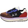 SUN68 Sneakers Kelly Multicolor Nero Marrone