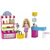 Barbie Playset Chiosco degli Snack con Bambola Chelsea e più di 15 Accessori, Giocattolo per Bambini 3+Anni, GTN67