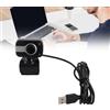 KIMISS Fotocamera Web USB con Microfono, Webcam per Visione Notturna da 0,3 MP, Videocamera a 360 Gradi per Laptop con Schermo LCD, Perfetta per MSN, ICQ, Accessori e Periferiche