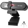 liovitor Webcam 4K 1080P Mini Webcam 4K Full HD Webcam con microfono 30Fps USB Webcam per a automatica PC portatile Videocamera facile da usare