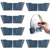 DQZSY 6 paia di supporti per coperchi per pentole, da appendere, per gli amanti dell'organizzazione, staffa da cucina, supporto da appendere, facile da cucina, regolabile, blu