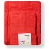 Bassetti - Set Asciugamani Da Bagno Viso e Bidet Coppia Asciugamani con Ospite | 60x110 cm + 40x60 cm | Col. RG - Rosso