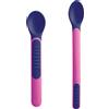 BAMED BABY ITALIA Srl Mam Heat Sensitive Spoons & Cover Femmina - Cucchiaini Con Coperchio