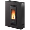 CADEL 7023040 Stufa a Pellet 8,5kW LUCE PLUS 9 Antracite 5 stelle