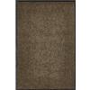 andiamo Zerbino Premium Wash & Clean - resistente zerbino ingresso casa - come zerbino interno o come zerbino esterno coperto - zerbino assorbente 40 x 60 cm marrone