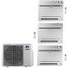 Gree Climatizzatore Condizionatore Triasplit Pavimento Console 12+12+12 R32 GWHD42NK6OO Wi-Fi Integrato A++