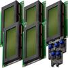 AZDelivery HD44780 2004 LCD Bundle Display Verde 4x20 Caratteri Neri con Interfaccia I2C compatibile con Arduino e Raspberry Pi incluso un E-Book!