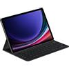 Samsung Book Cover Keyboard Slim Custodia con Tastiera per Galaxy Tab S9 | Galaxy Tab S9 FE, Black