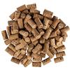 Ideen mit Herz Tappi per vino per fai da te, in sughero naturale, lunghezza 4,5 cm, diametro 2,4 cm, 100 pezzi, scuro