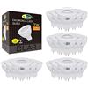 CLAR - GU5.3 LED 7W, Faretto LED 12V, Lampadine Faretto Attacco, LED MR16, Lampadina LED GU5.3, Lampada LED Dicroica, Luce Calda 3000ºK (Pack 20)